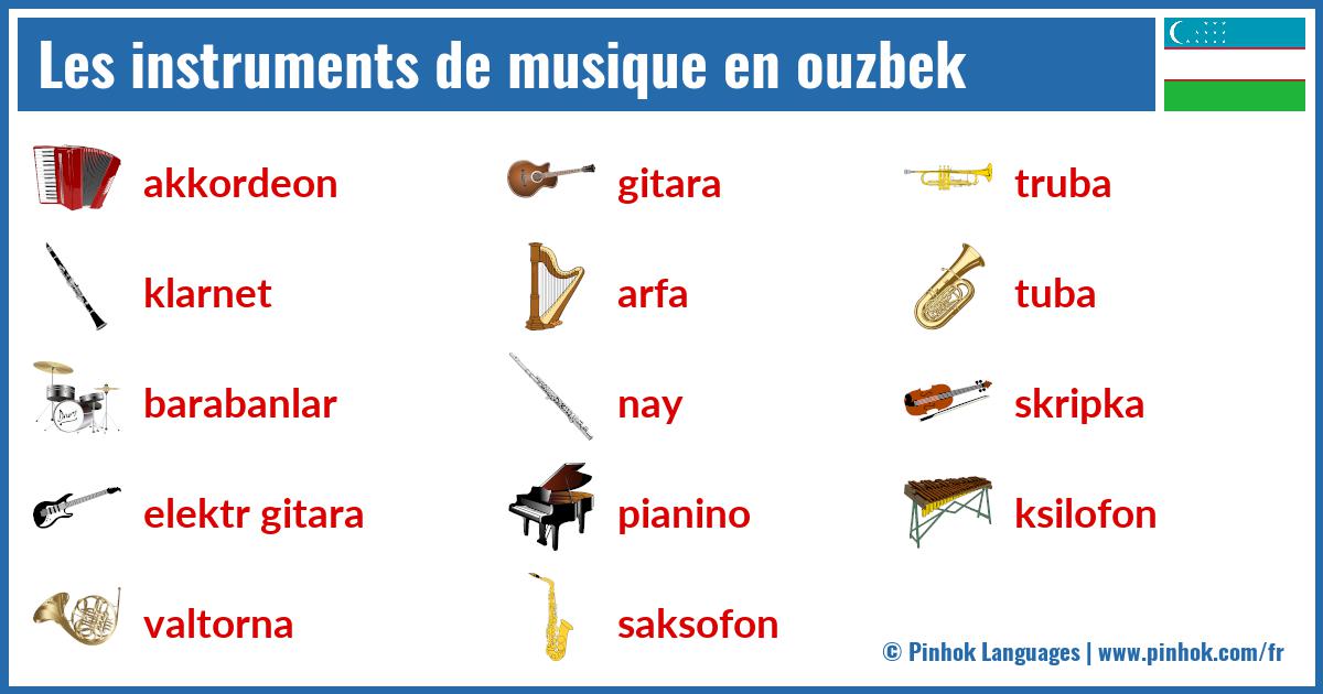 Les instruments de musique en ouzbek