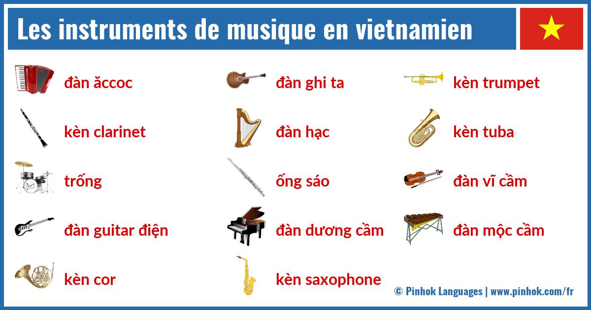 Les instruments de musique en vietnamien