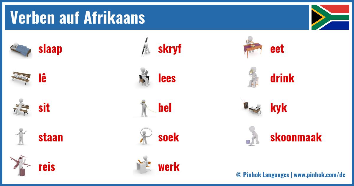 Verben auf Afrikaans