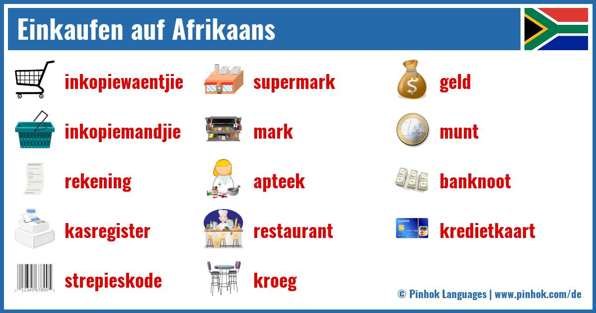 Einkaufen auf Afrikaans
