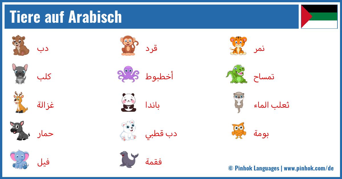 Tiere auf Arabisch