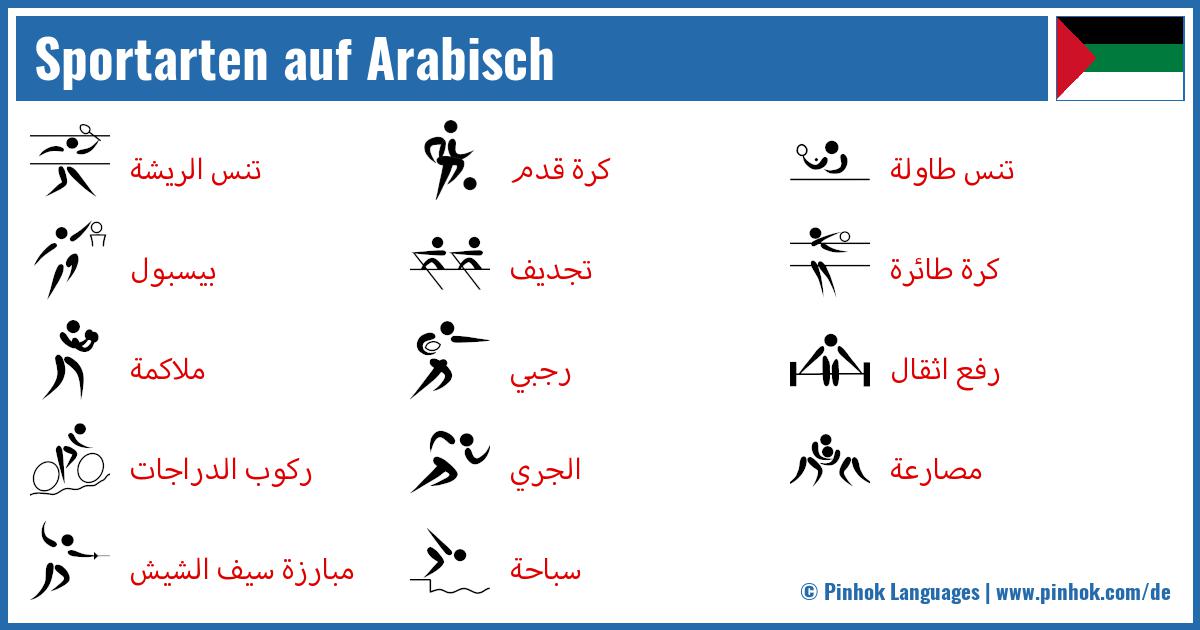 Sportarten auf Arabisch