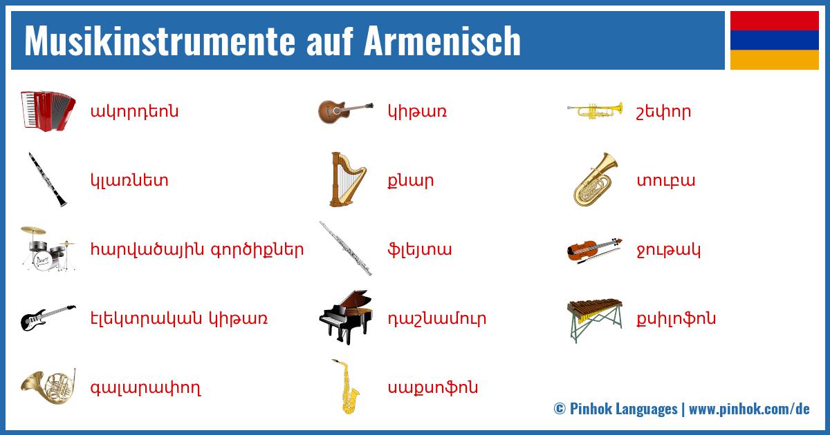 Musikinstrumente auf Armenisch
