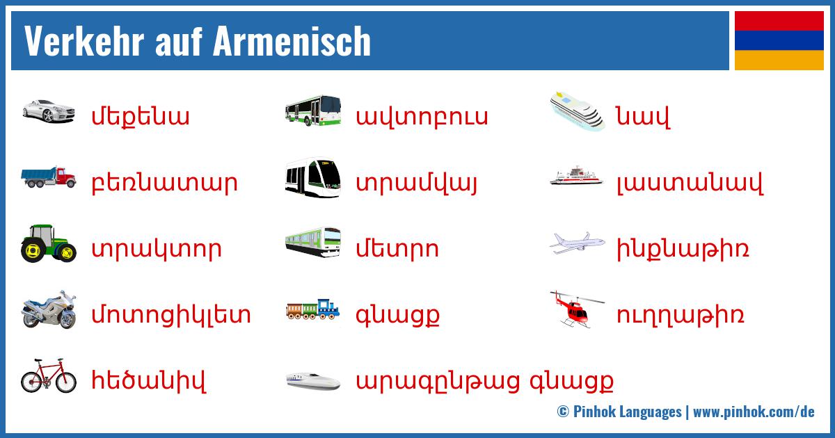 Verkehr auf Armenisch