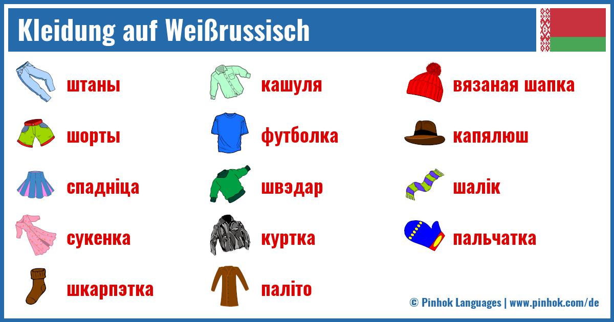 Kleidung auf Weißrussisch