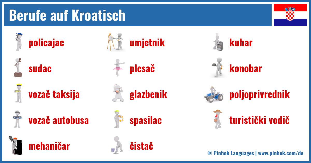 Berufe auf Kroatisch