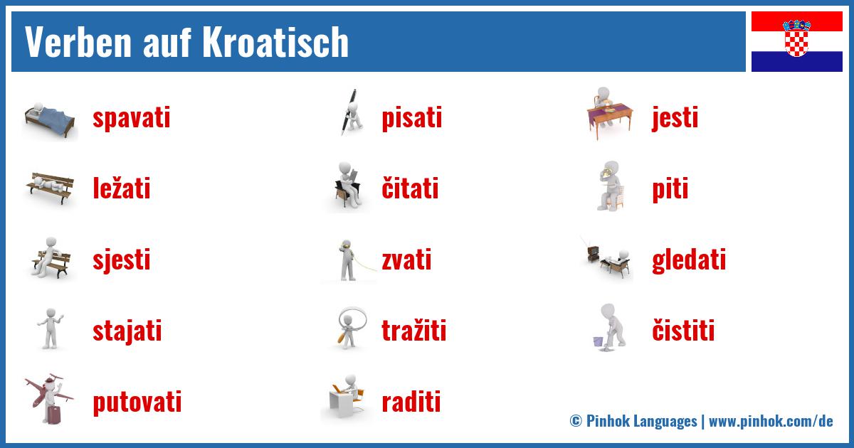Verben auf Kroatisch