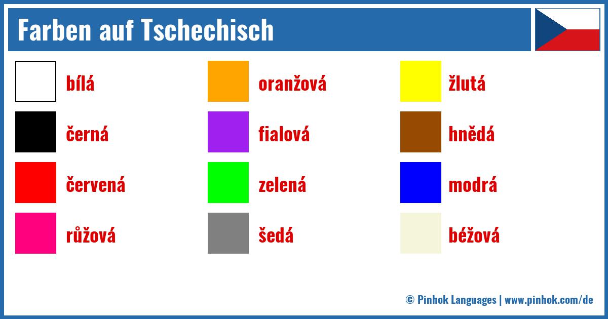 Farben auf Tschechisch
