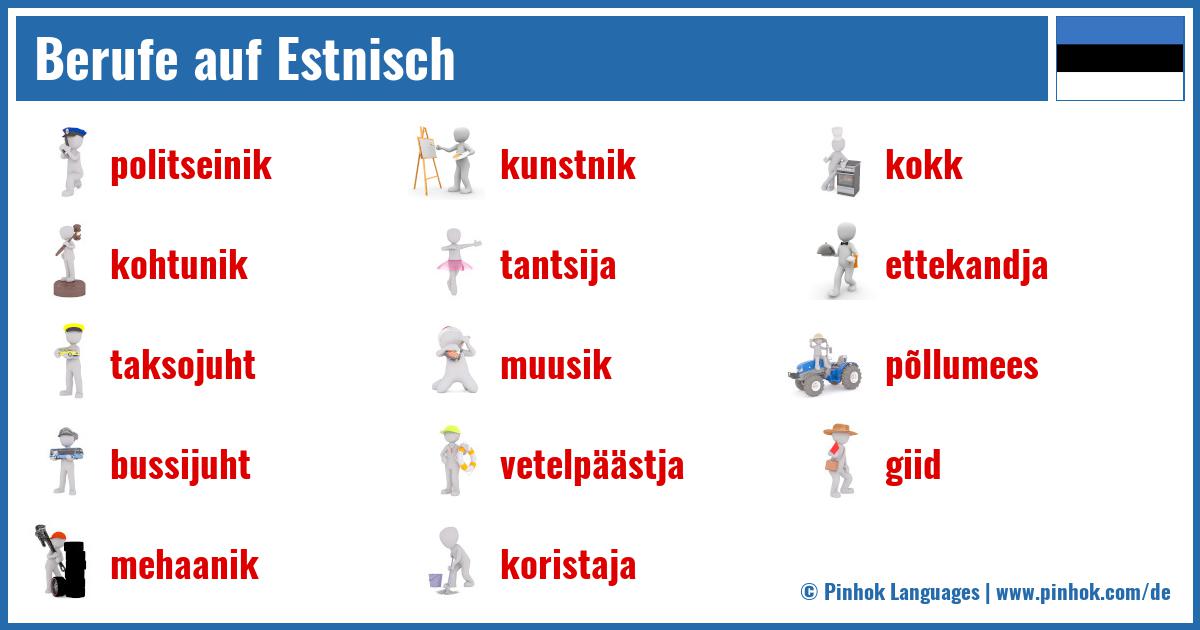 Berufe auf Estnisch