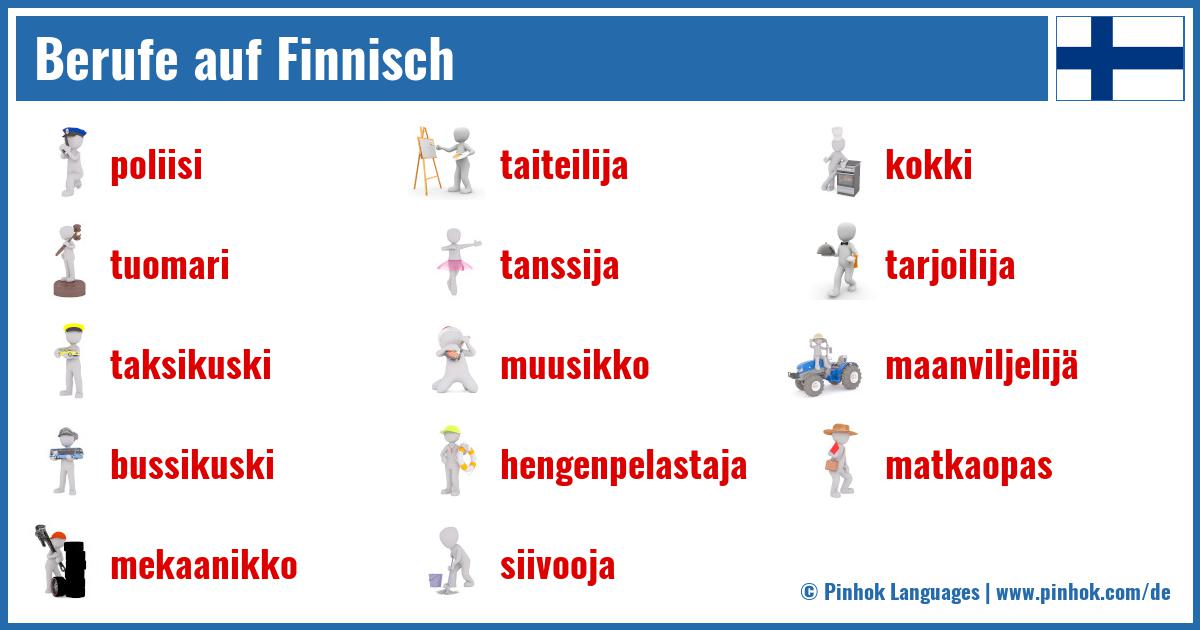 Berufe auf Finnisch