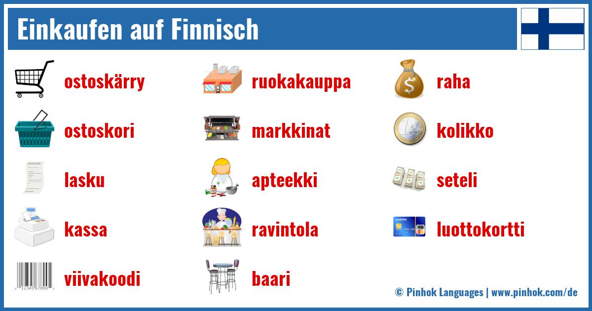Einkaufen auf Finnisch