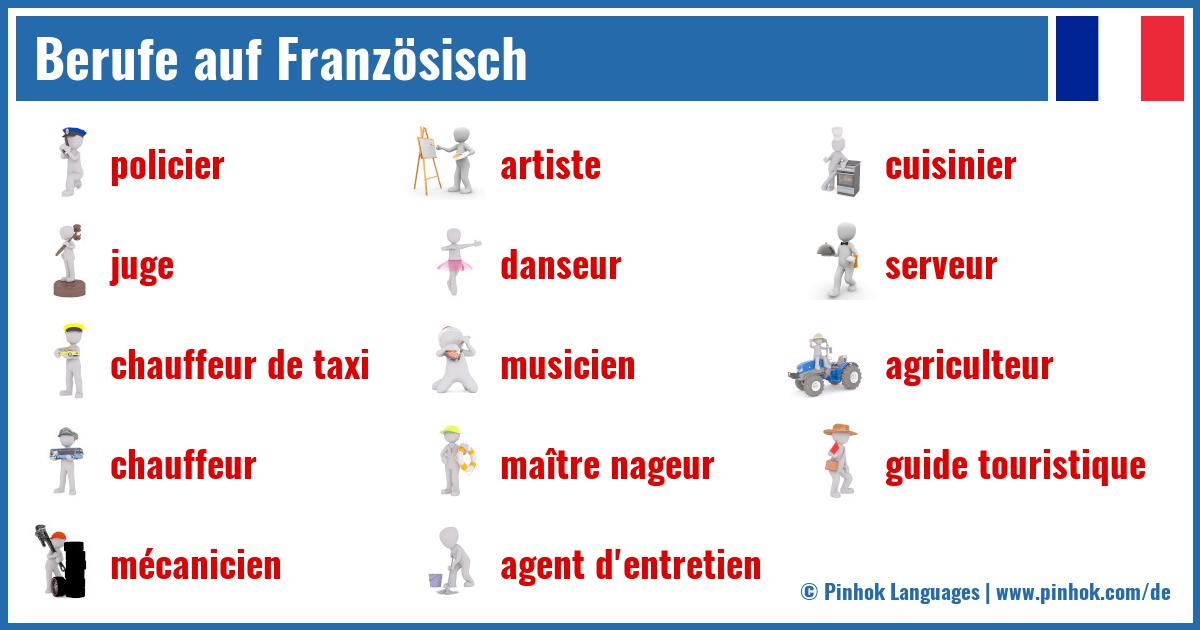 Berufe auf Französisch