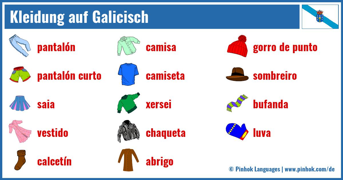 Kleidung auf Galicisch