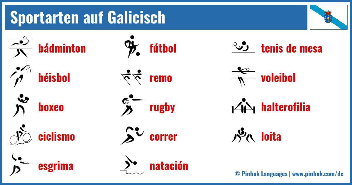 Sportarten auf Galicisch