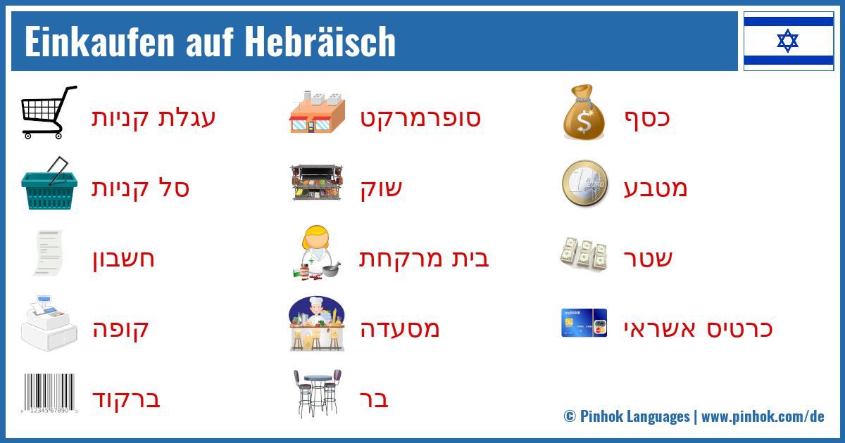 Einkaufen auf Hebräisch