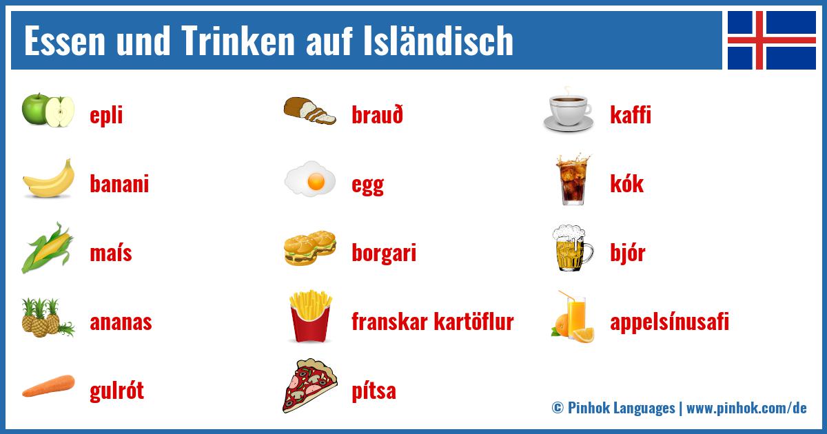 Essen und Trinken auf Isländisch