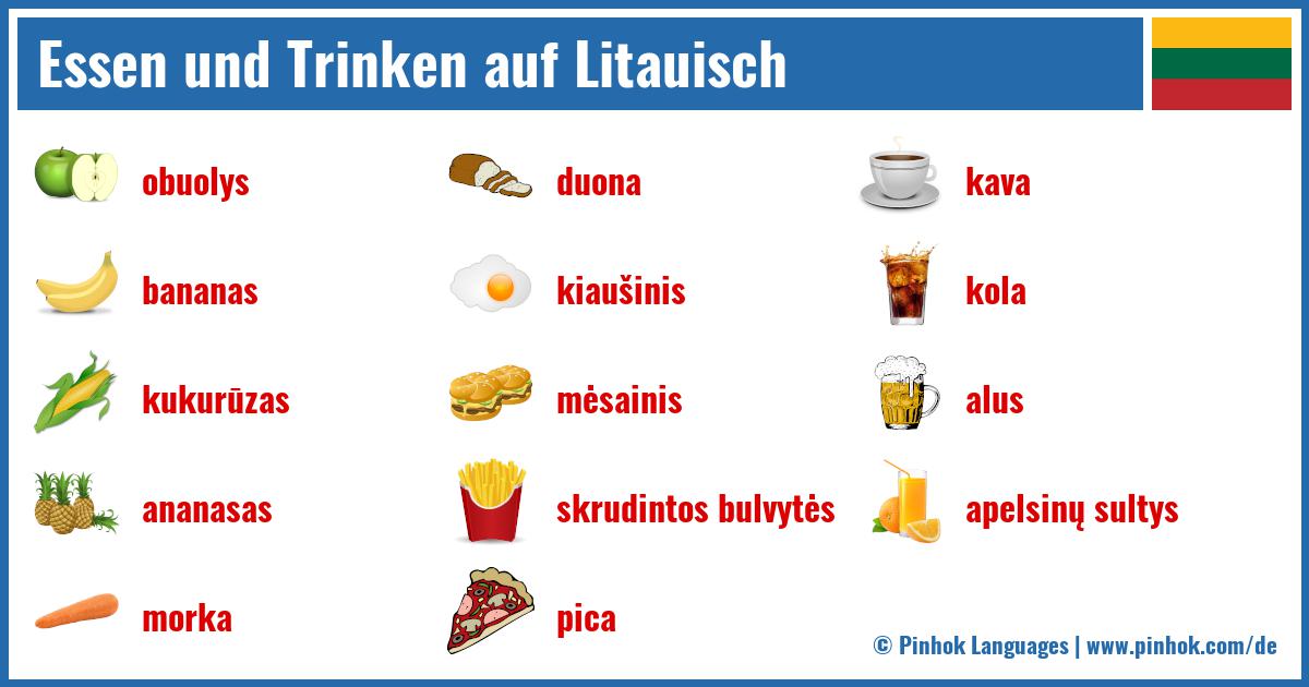 Essen und Trinken auf Litauisch