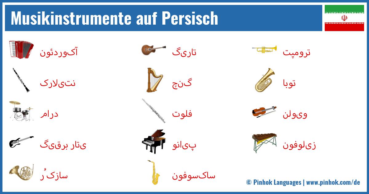 Musikinstrumente auf Persisch