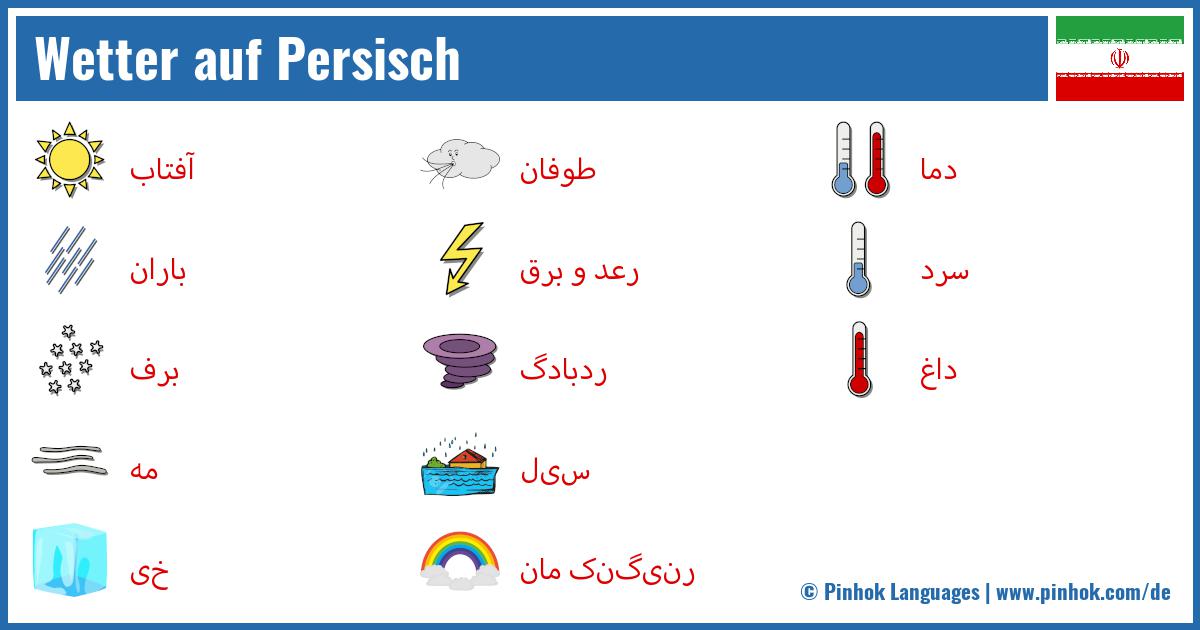 Wetter auf Persisch