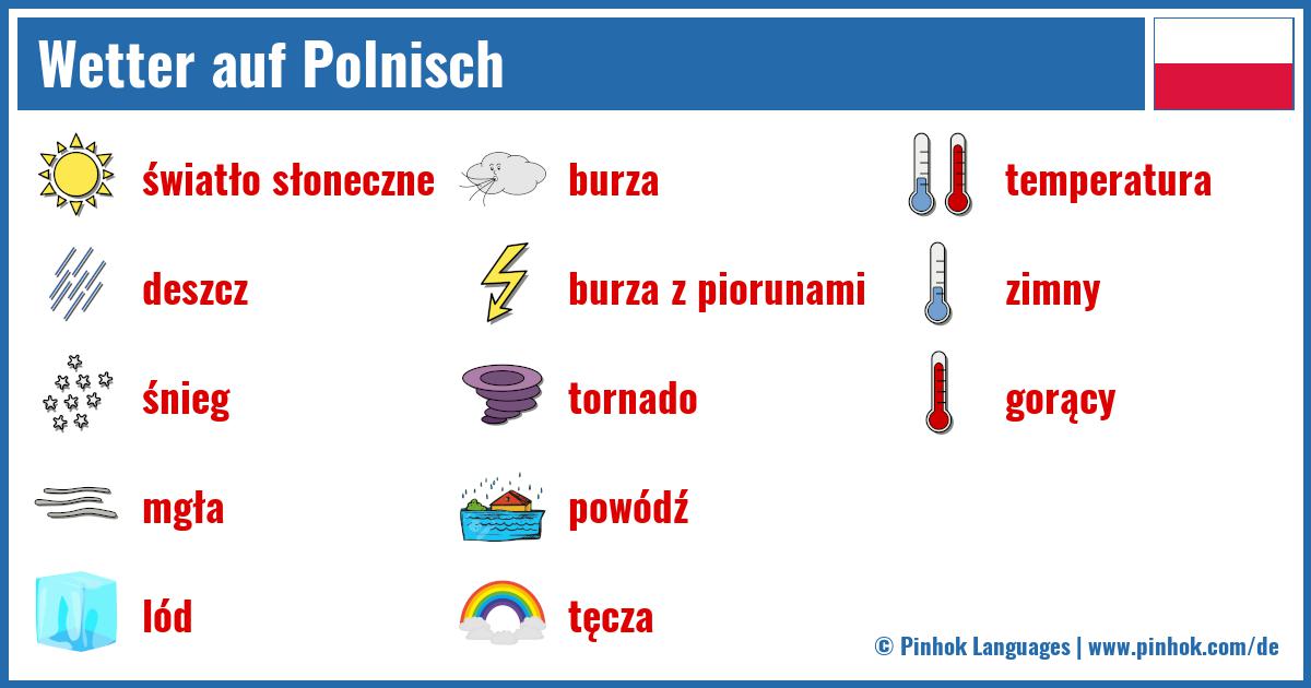 Wetter auf Polnisch
