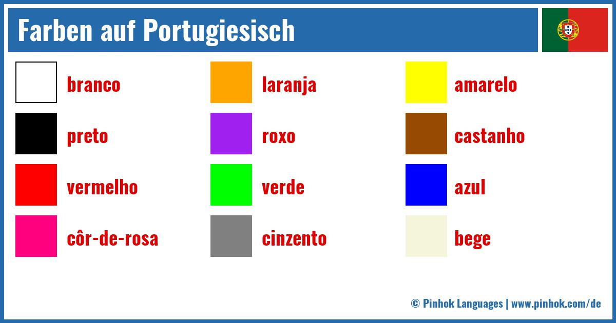 Farben auf Portugiesisch