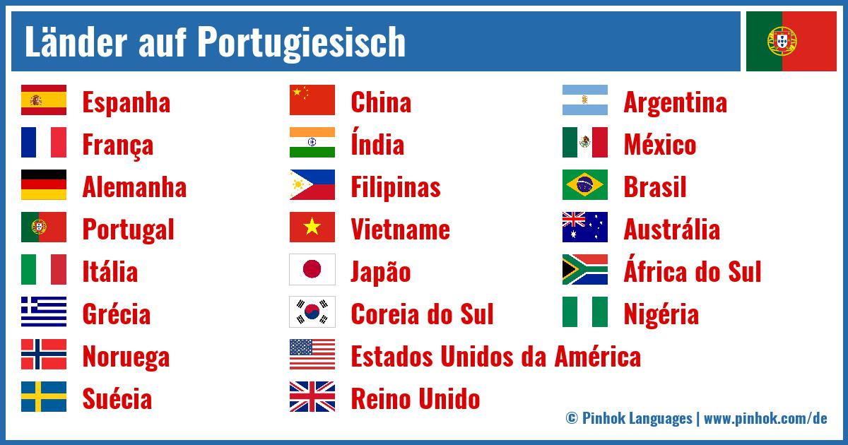 Länder auf Portugiesisch