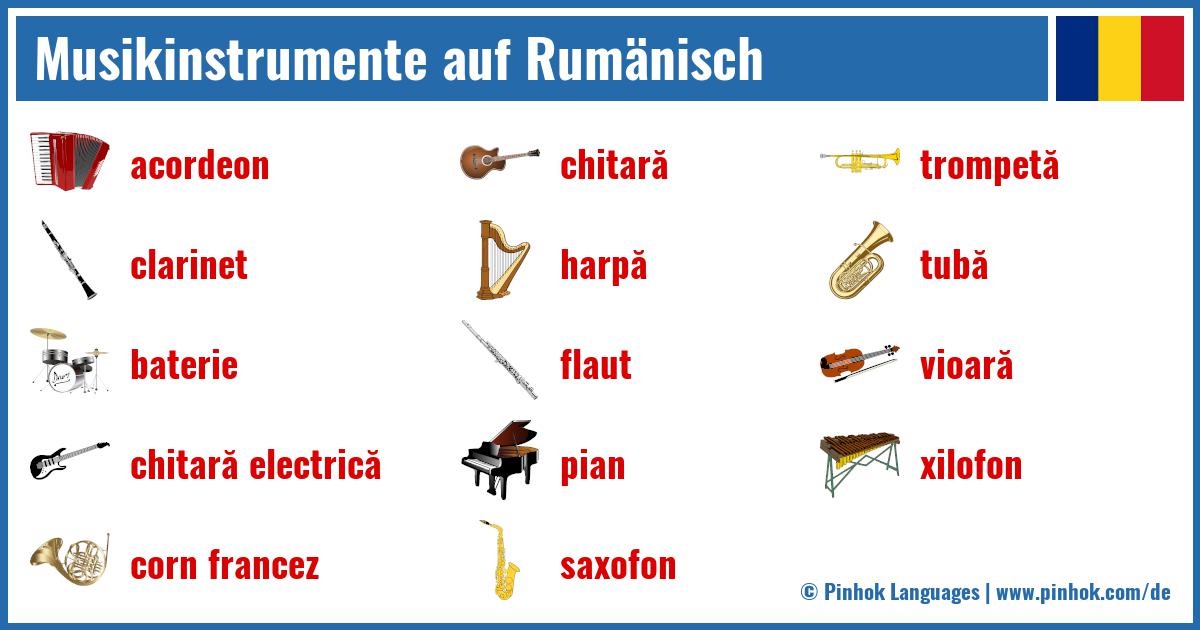 Musikinstrumente auf Rumänisch