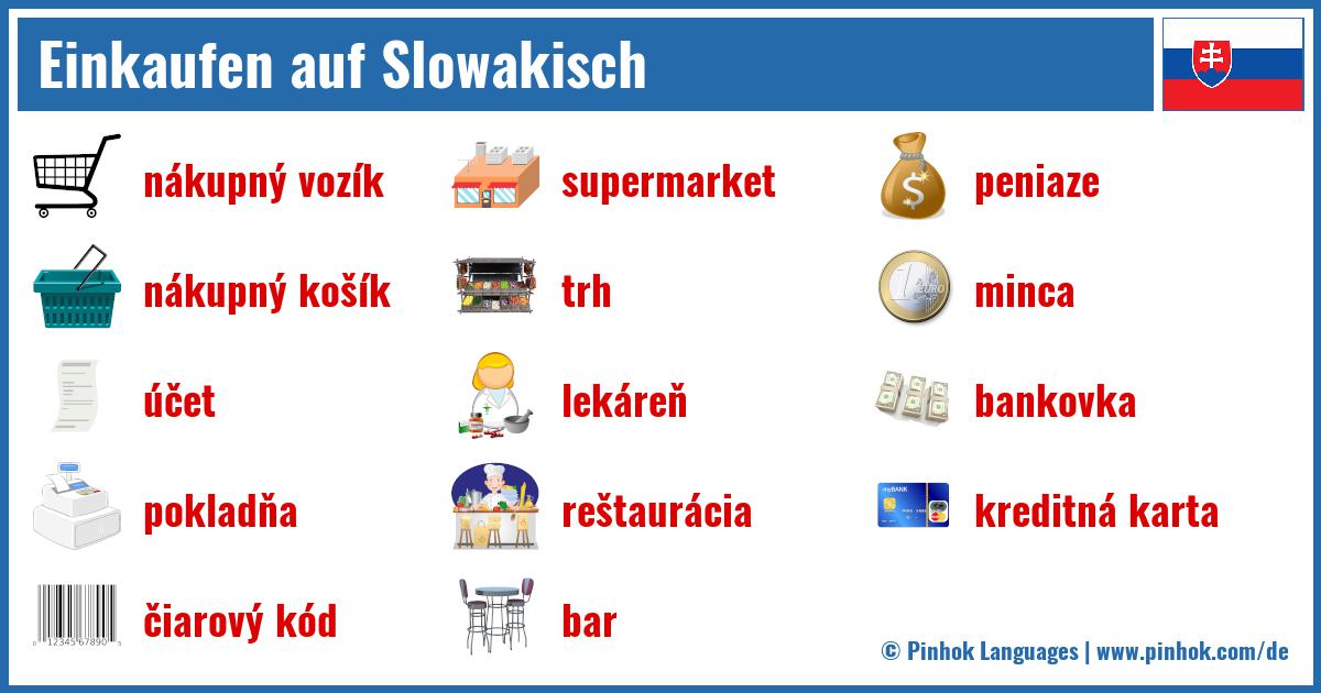 Einkaufen auf Slowakisch