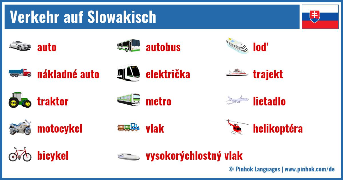 Verkehr auf Slowakisch