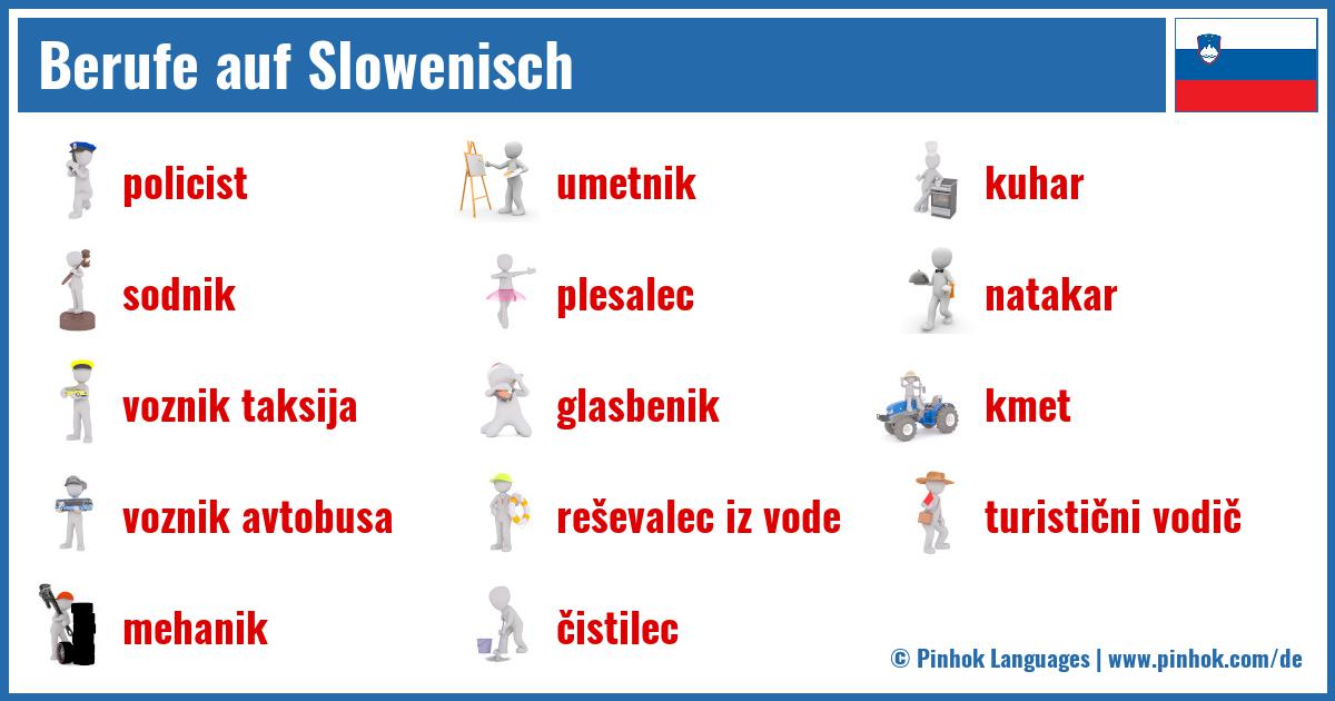 Berufe auf Slowenisch
