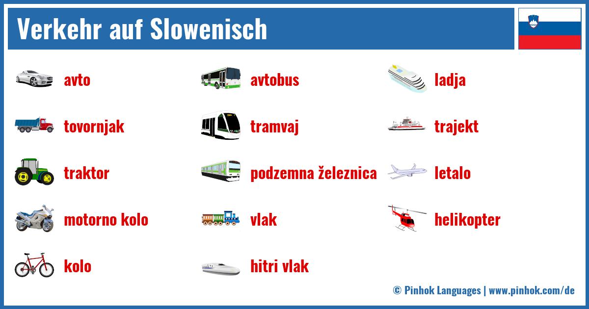 Verkehr auf Slowenisch