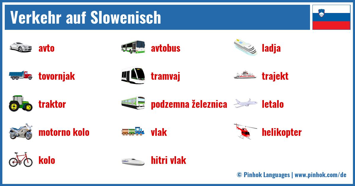 Verkehr auf Slowenisch
