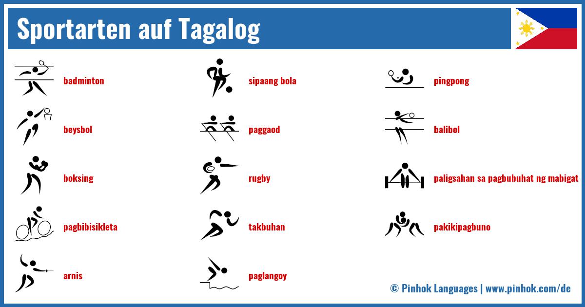 Sportarten auf Tagalog