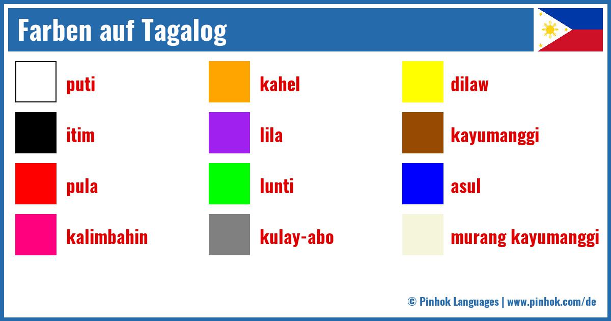 Farben auf Tagalog