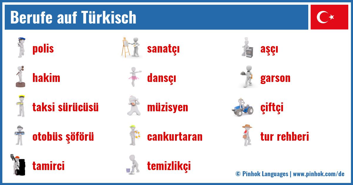Berufe auf Türkisch