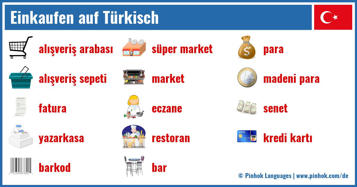 Einkaufen auf Türkisch
