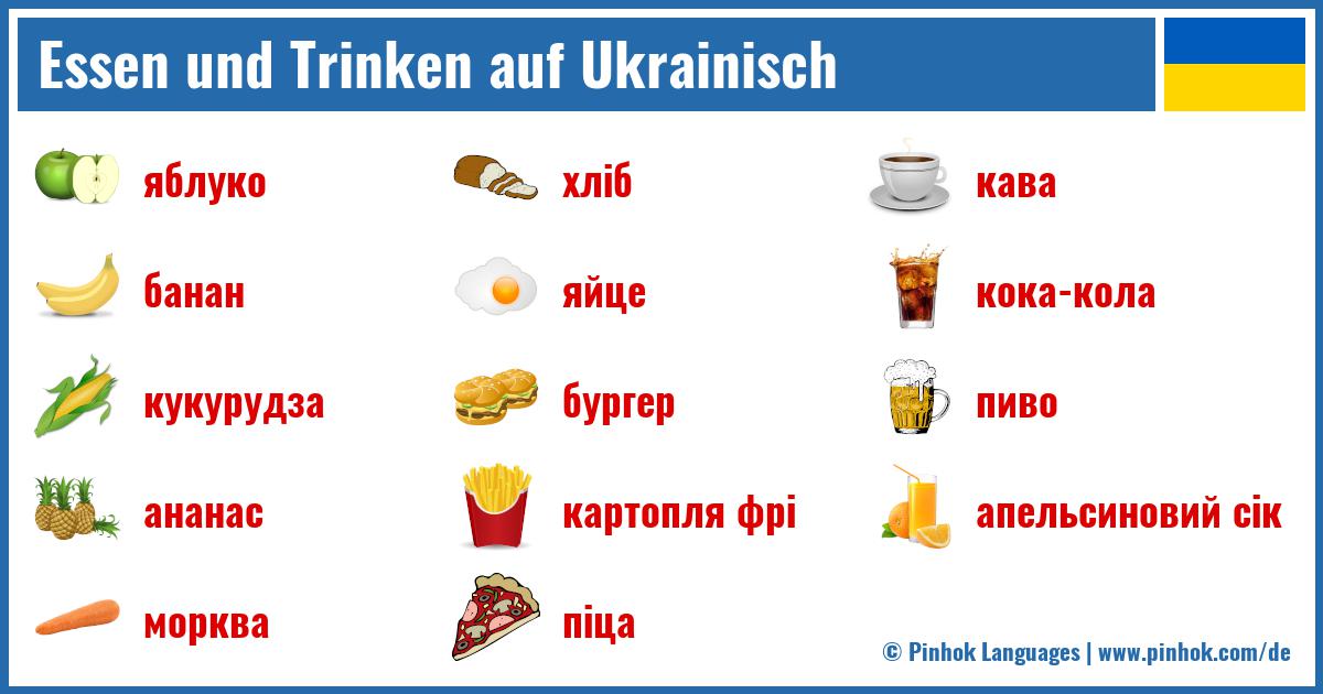 Essen und Trinken auf Ukrainisch