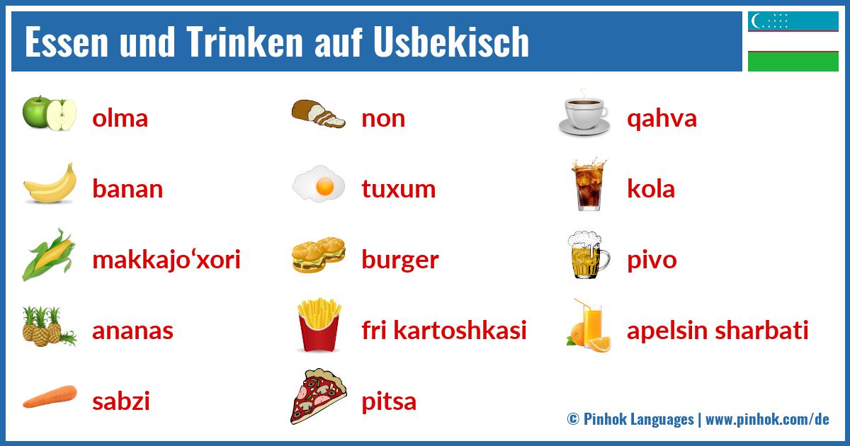 Essen und Trinken auf Usbekisch