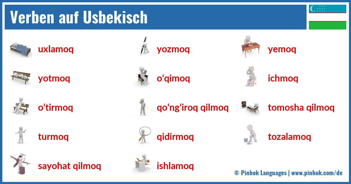 Verben auf Usbekisch