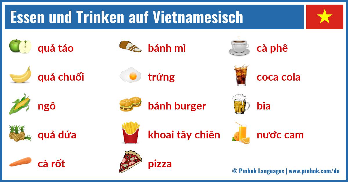 Essen und Trinken auf Vietnamesisch