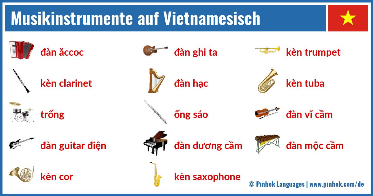 Musikinstrumente auf Vietnamesisch