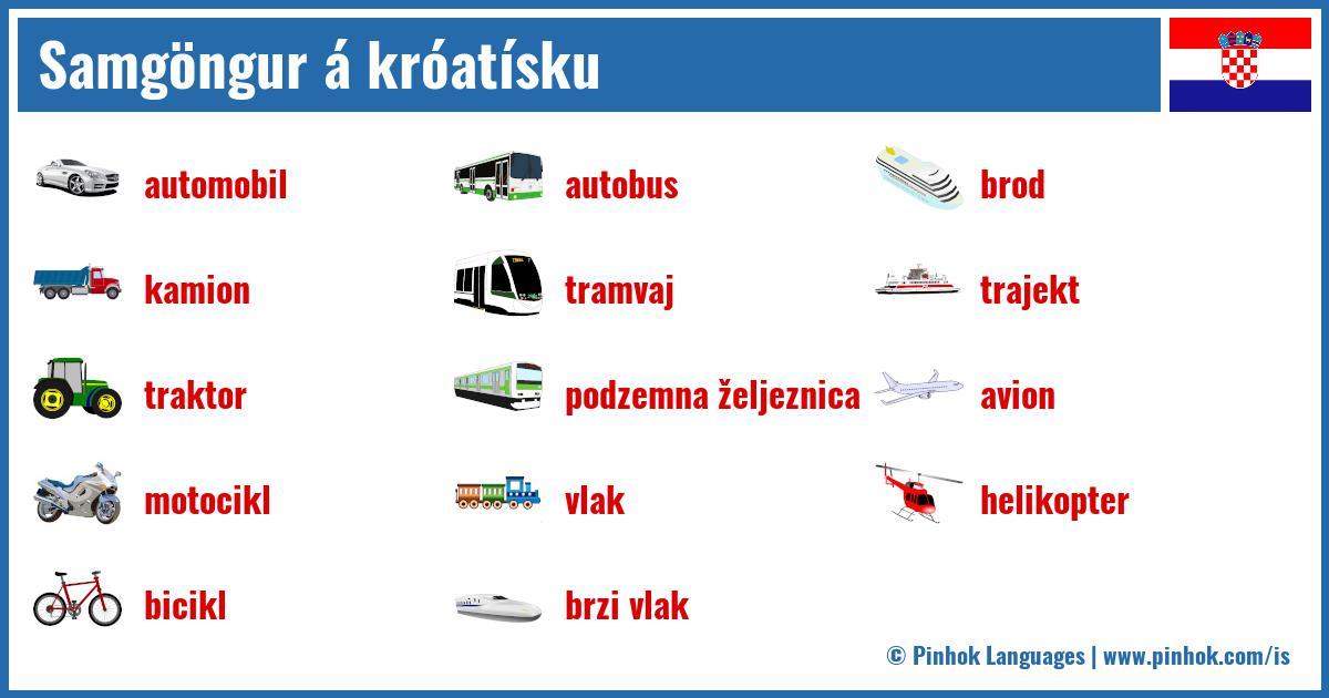 Samgöngur á króatísku