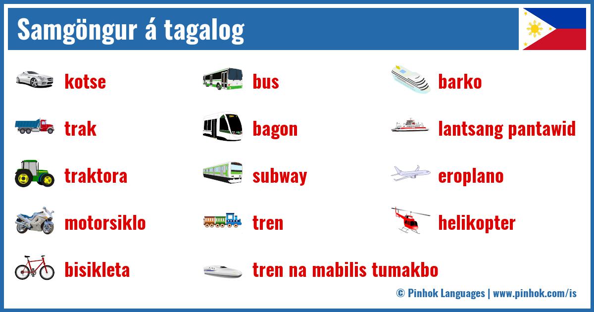 Samgöngur á tagalog