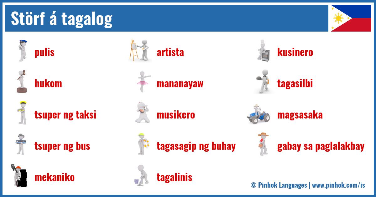 Störf á tagalog