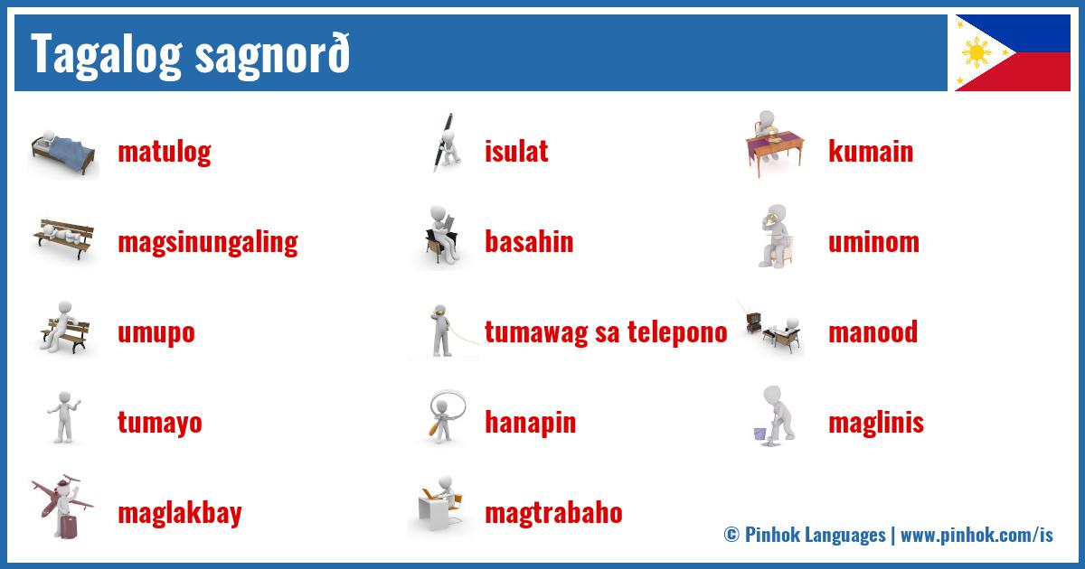 Tagalog sagnorð