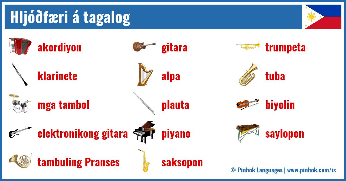 Hljóðfæri á tagalog