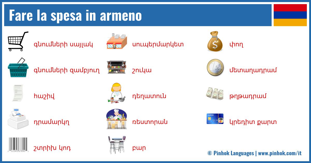 Fare la spesa in armeno