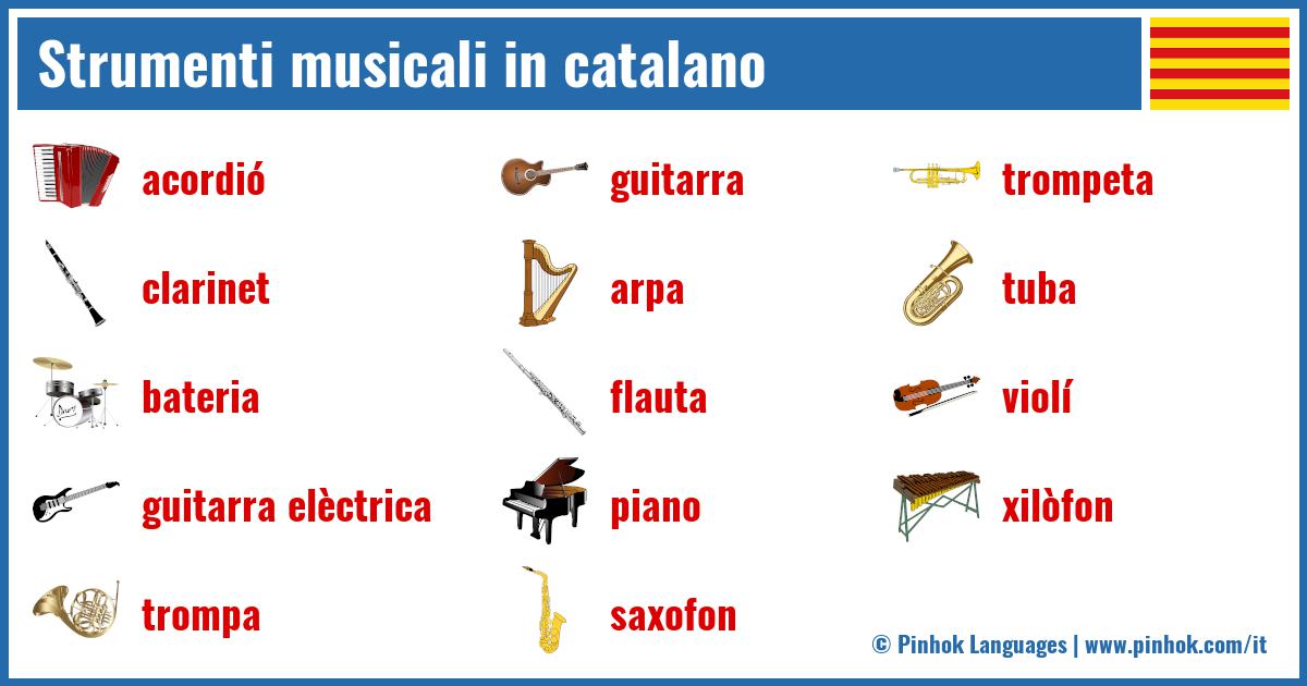 Strumenti musicali in catalano