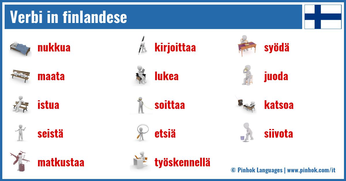 Verbi in finlandese