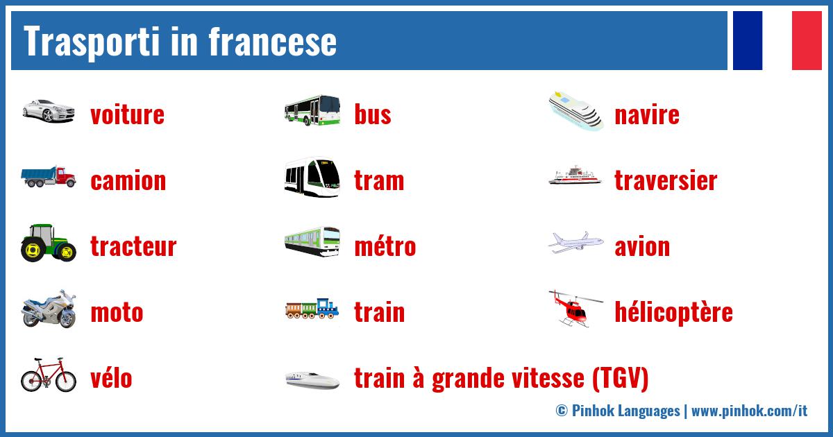 Trasporti in francese